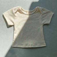 T-shirt pour bébé No2236b, confettis fluo
