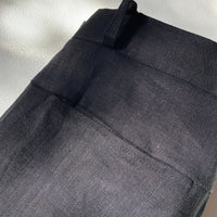 Linen trousers No6028m, black