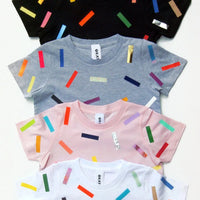 Kid's confetti t-shirt by OKAYOK
