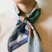 Silk scarf No6013w, b 