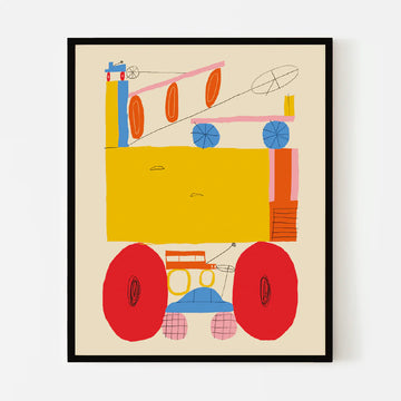 Cars art poster by Paperole