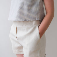 Linen shorts No2235w