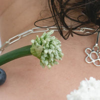Chunky flower necklace by Marmo