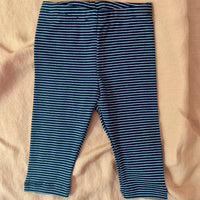 Leggings No2019b, navy blue stripes