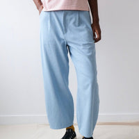 Balloon trousers No2434w, pale denim