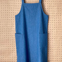 Apron dress No2417w, denim