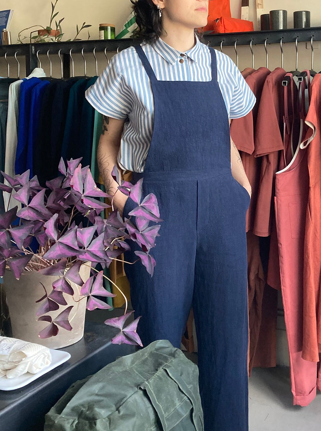 Overalls No2427w, linen