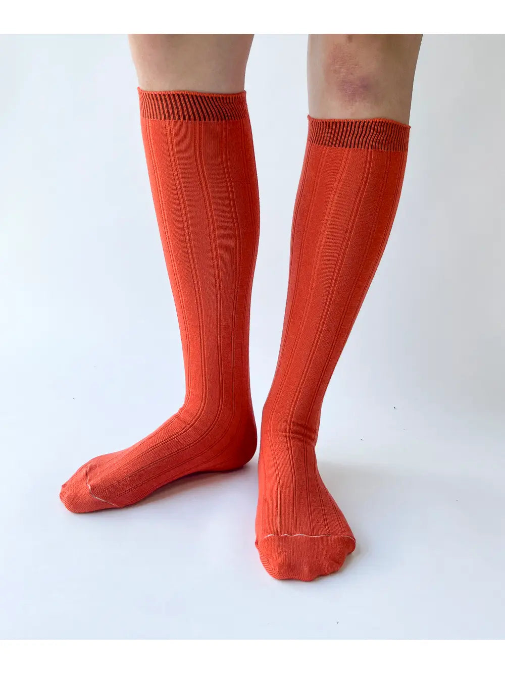 Knee-high wool socks by OKAYOK