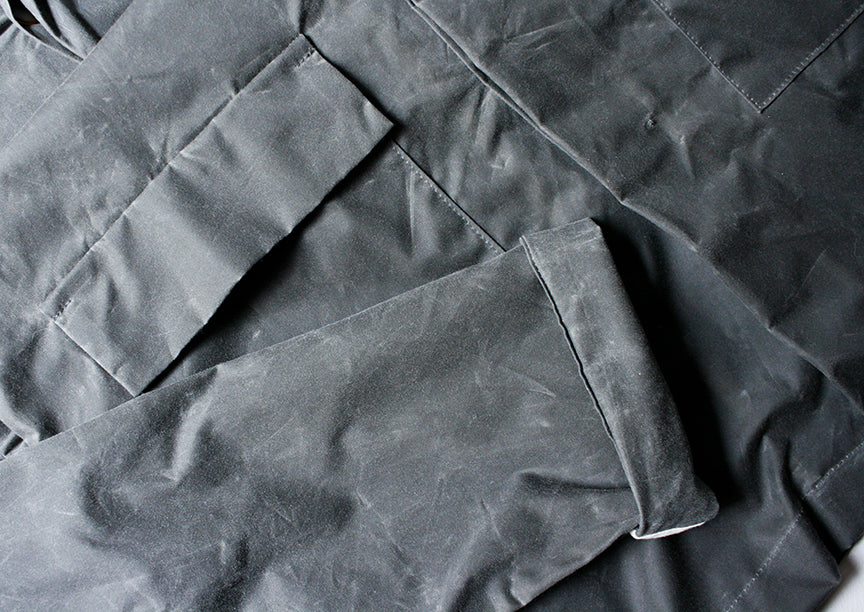 Unisex waxed raincoat No6021u