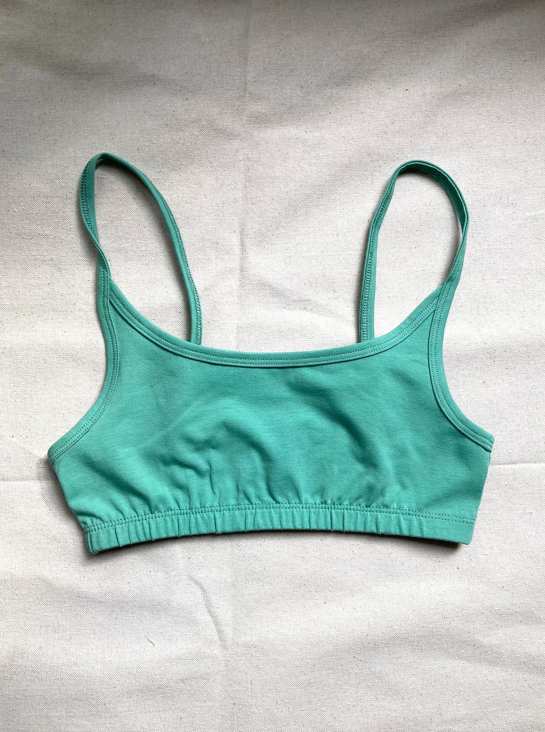 Daily Drills Terry Cloth Bralette Size S in Lemon Zest