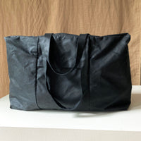 Box bag No6093u, waxed cotton