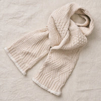 Mosaic textured scarf by Yahae