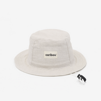 Linen bucket hat by Caribou