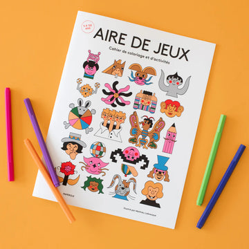 Cahier de jeux à colorier par Paperole