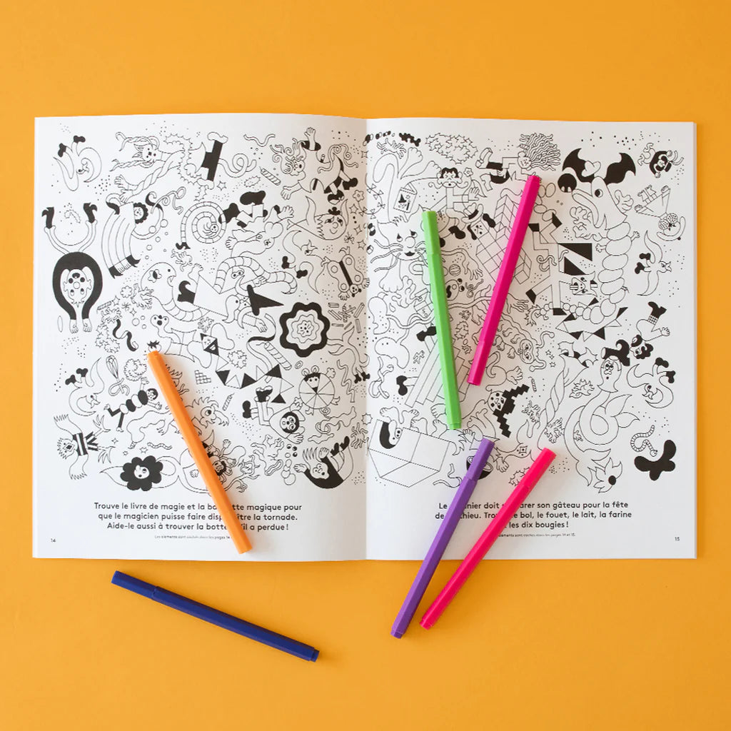 Coloring and activities book by Paperole