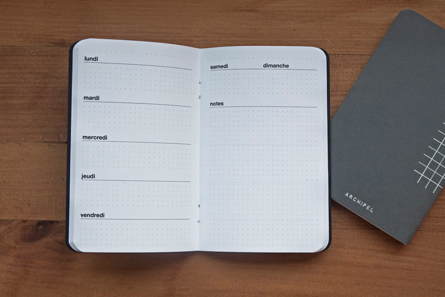 52 weeks planner by Atelier Archipel