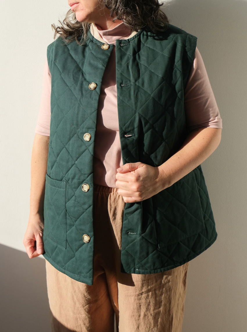 Quilted jacket sleeveless online