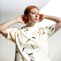 Confetti print boxy T-shirt by OKAYOK