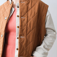 Sleeveless quilted jacket No5710u