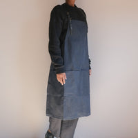 Unisex waxed denim apron NO6096ub