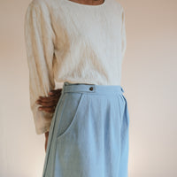 Wrap skirt No2402w, 10 oz indigo denim