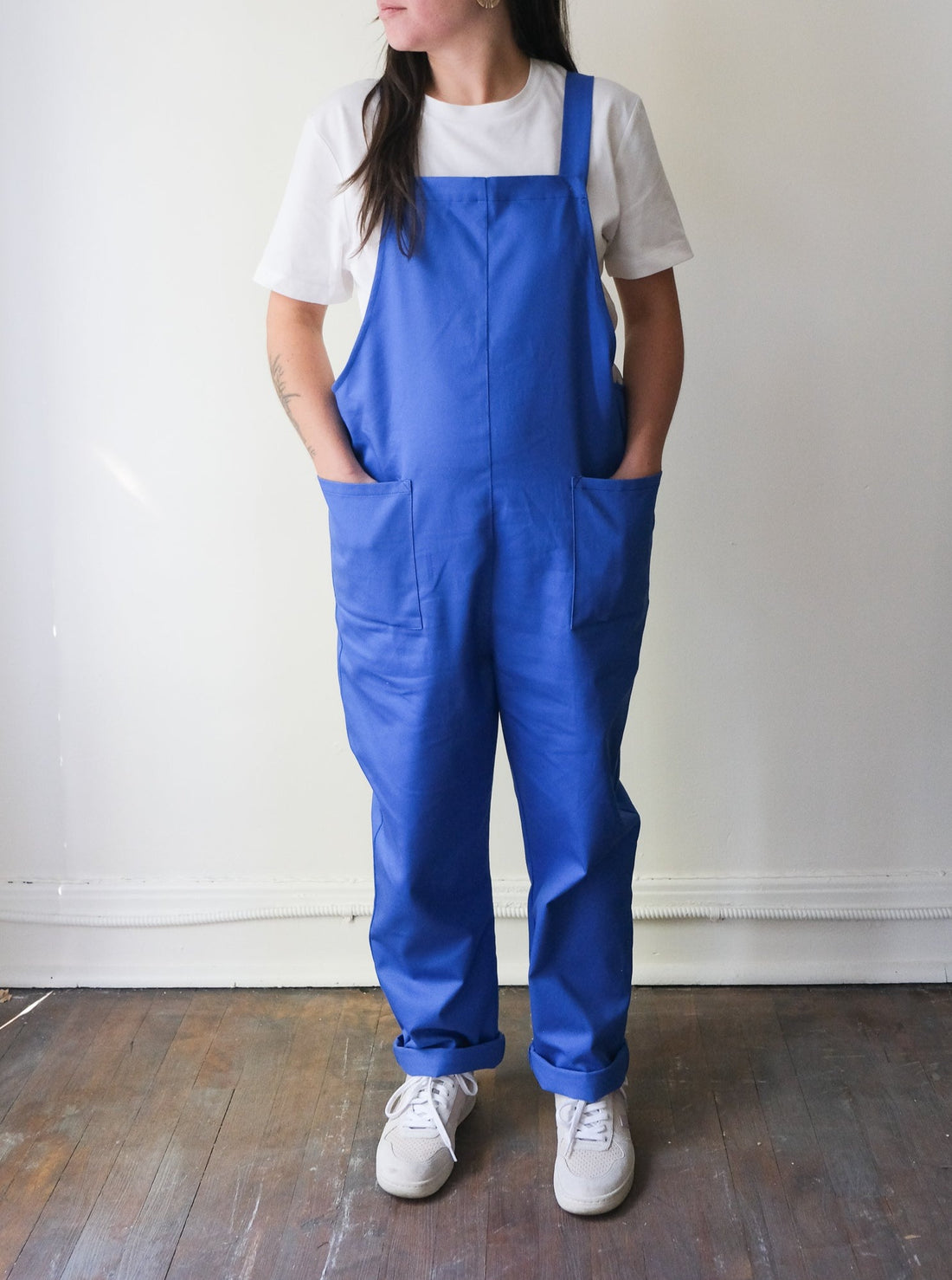 Water Meadow Wide Leg Dungarees - Linen and Cotton Blend - Seasalt
