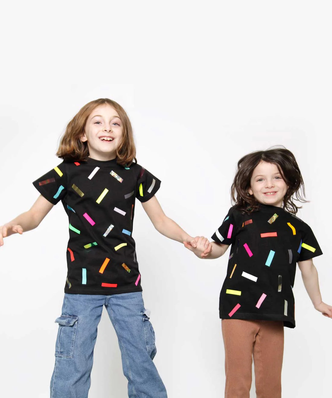 T-shirt enfant imprimé paillettes par OKAYOK