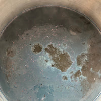 Turtleneck dyed with indigo No2396m, Pastels from Kamouraska