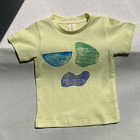 T-shirt enfant No2270k, imprimé à la main