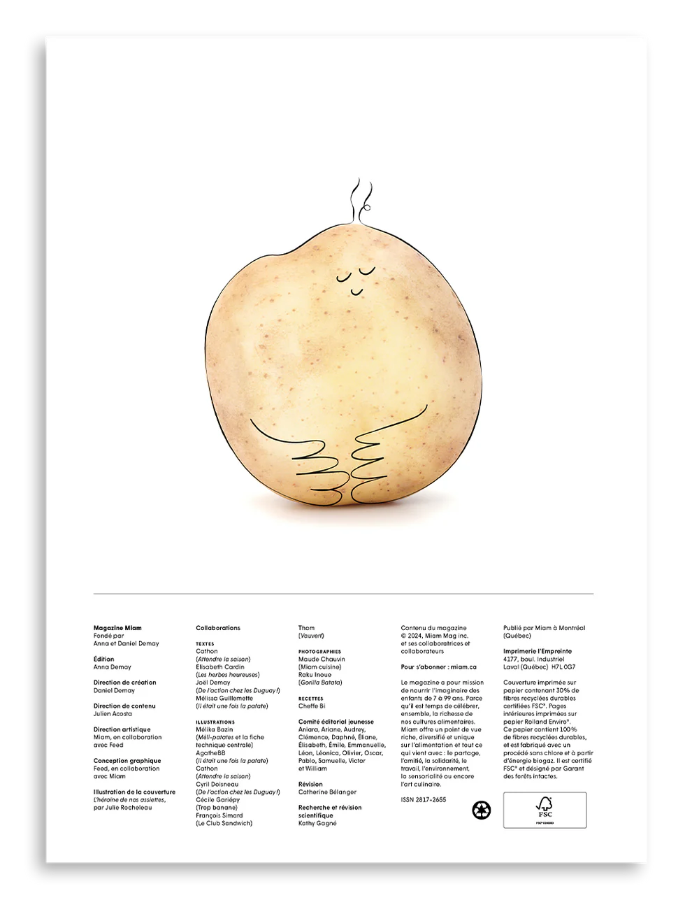 La patate, No.4 par Miam Magazine