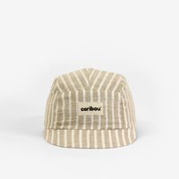 Linen cap by Caribou, stripes