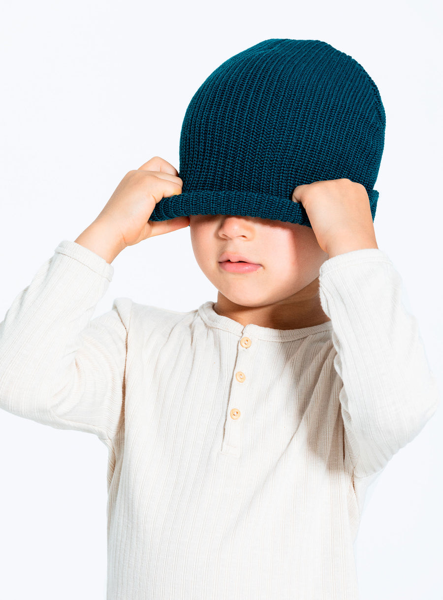 Fisherman toque by Caribou, baby and junior