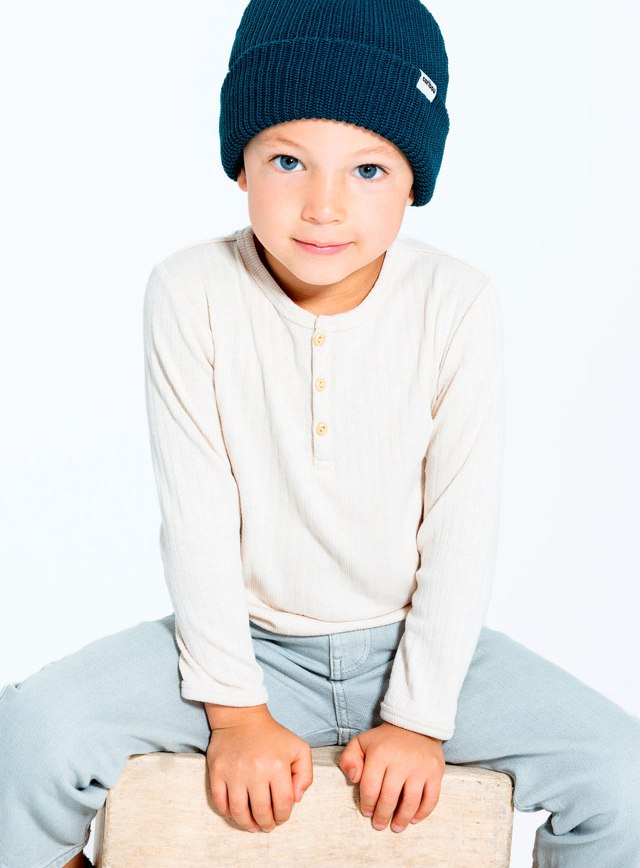 Fisherman toque by Caribou, baby and junior