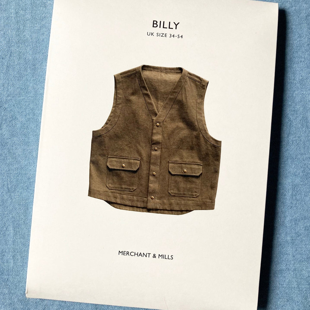 Patron gilet Billy par Merchant & Mills – atelier b