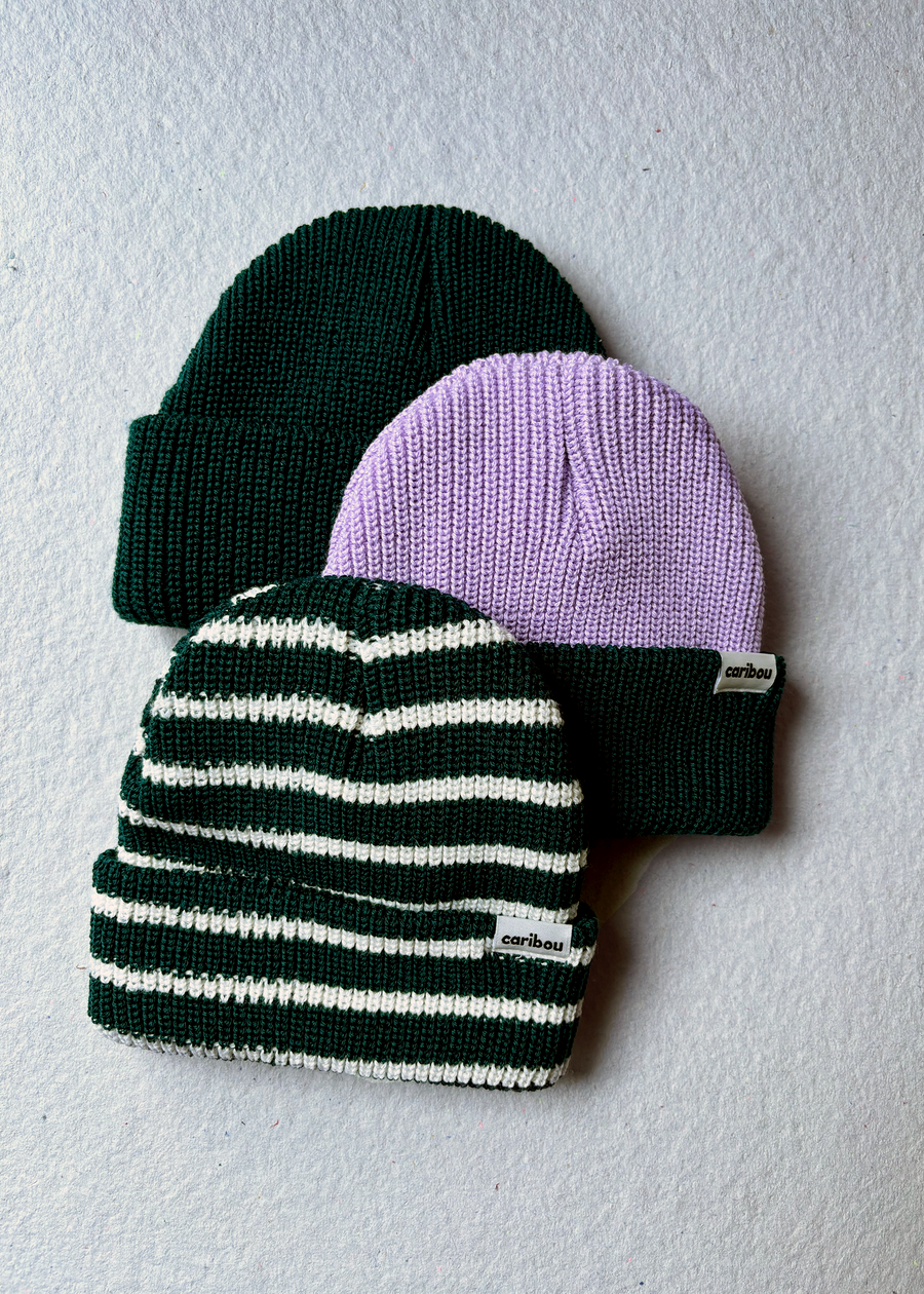 Fisherman toque by Caribou, baby and junior