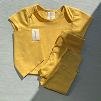 T-shirt pour bébé No2236b, jaune