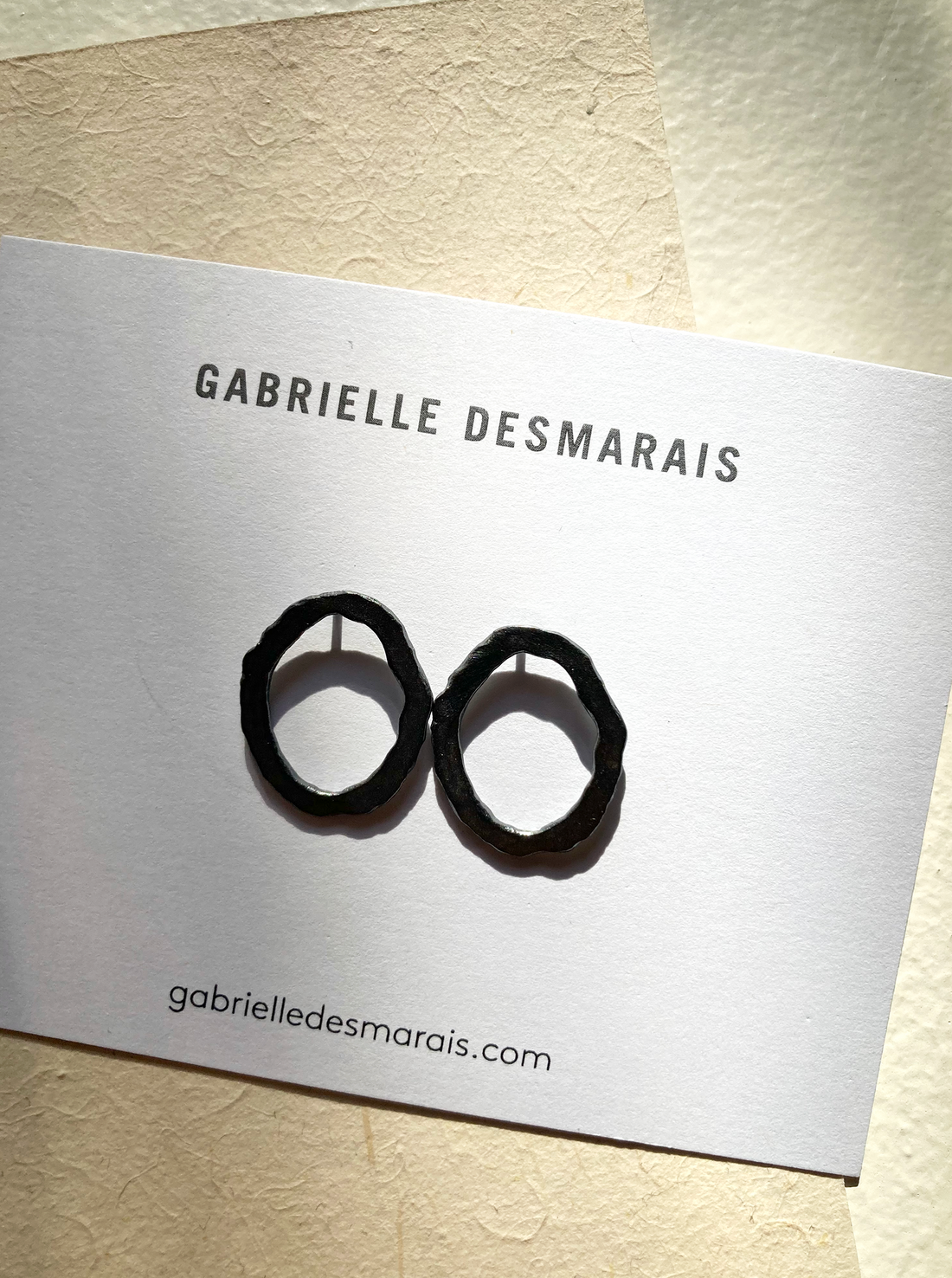 Boucles d'oreilles Flora06 par Gabrielle Desmarais
