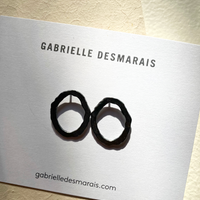 Flora06 earrings by Gabrielle Desmarais