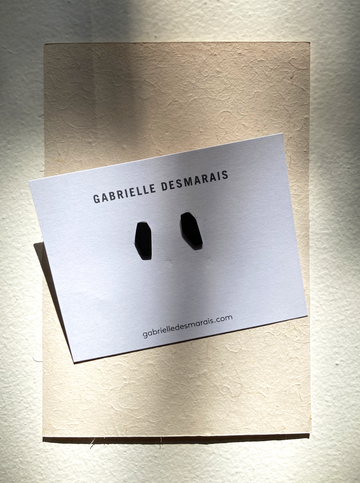 SKM earrings by Gabrielle Desmarais