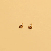 Gold Heart earrings by La Manufacture