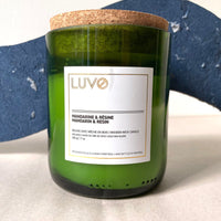 Mandarin & Resin candle by LUVO