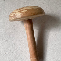 Darning mushroom with threaded handle by Moosehill