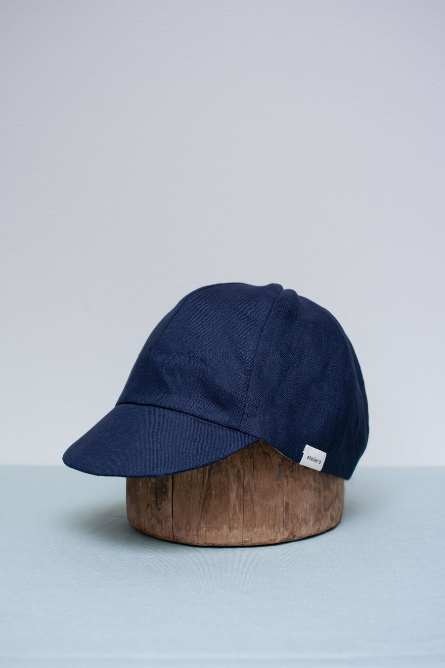 Unisex cap for young and old No6097u, natural linen