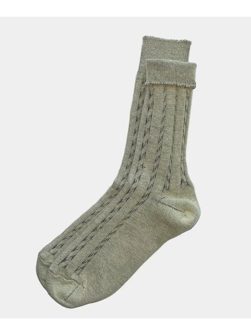 Twisted knit socks by OKAYOK