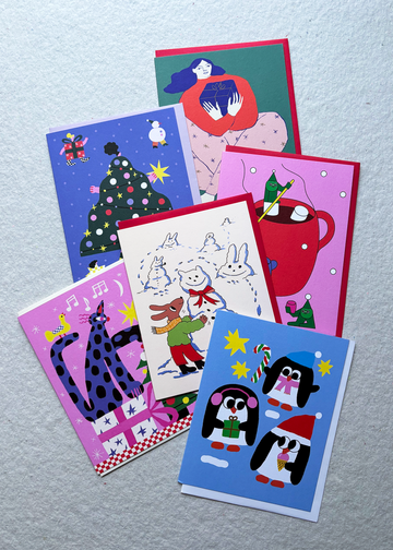 Holidays greeting cards by Paperole