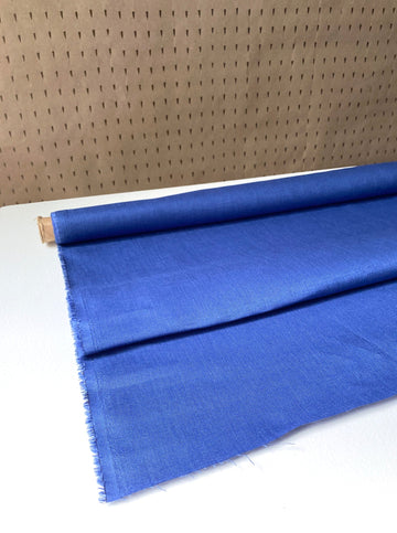 Cobalt linen, by the half meter