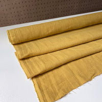 Yellow linen twill, by the half meter