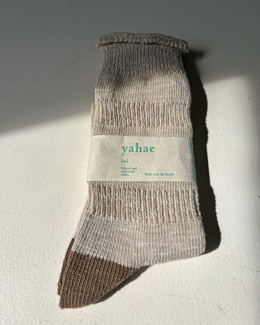 Bas Ploot en coton biologique par Yahae