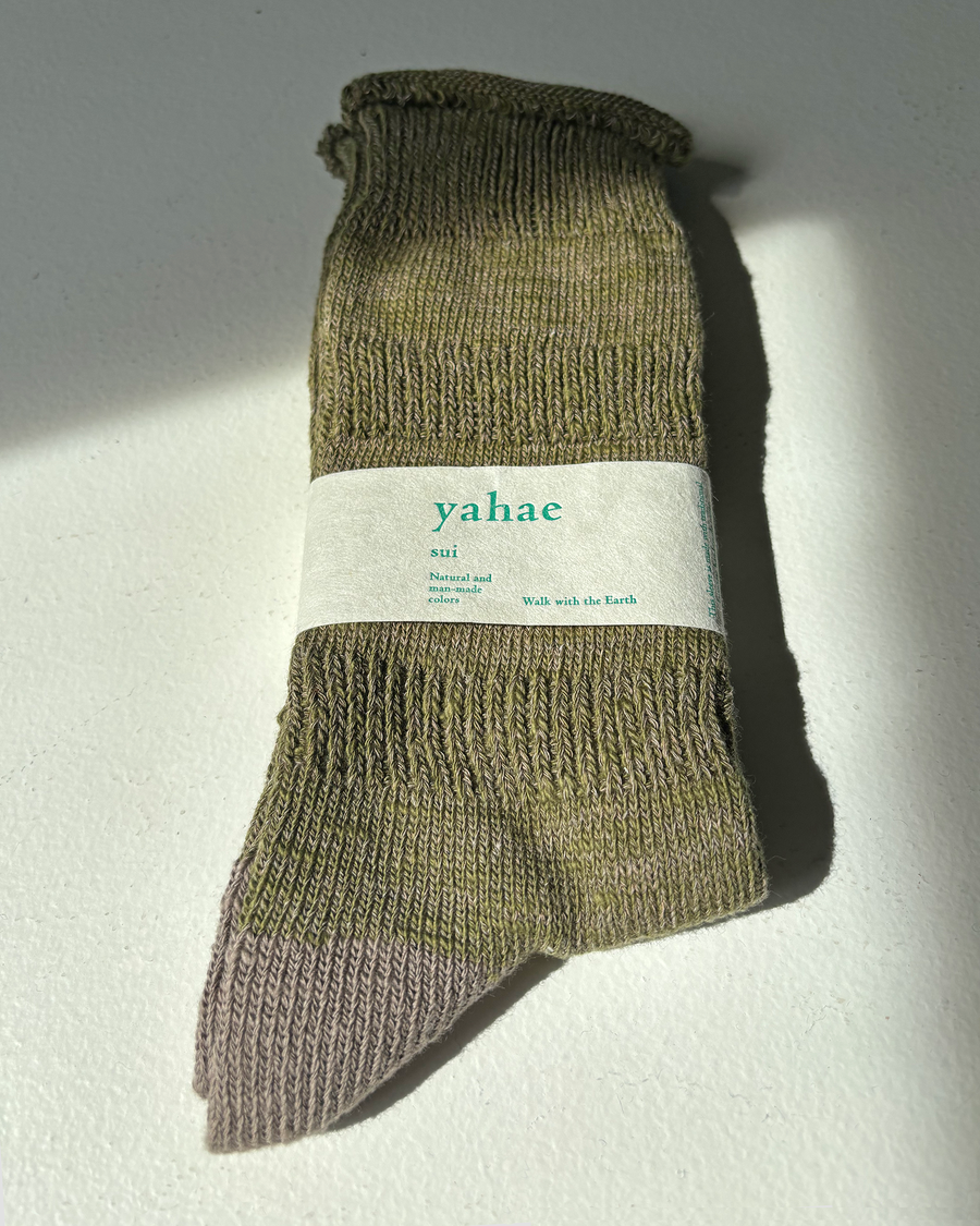 Bas Ploot en coton biologique par Yahae