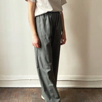Loose-fitting pants No2274w, cotton flannel